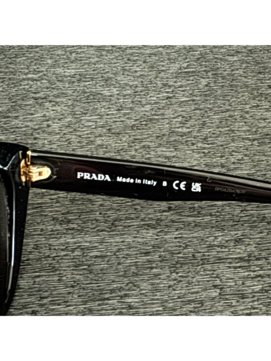NWOT Prada SPR 16X 56mm Sunglasses Black Frame Women\'s Made In Italy main image 6